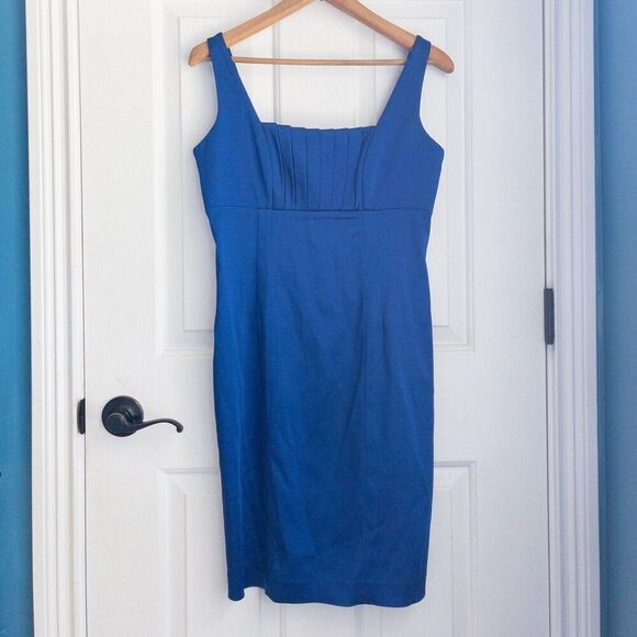 Calvin Klein blue satin dress - Picture 7 of 7